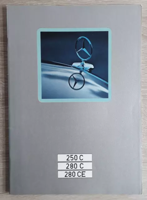 Mercedes-Benz 250 280 C CE Brochure 1972