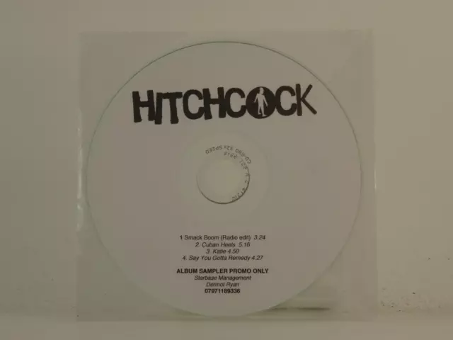 HITCHCOCK SMACK BOOM ALBUM SAMPLER (H1) 4 Track Promo CD Single Plastic Sleeve