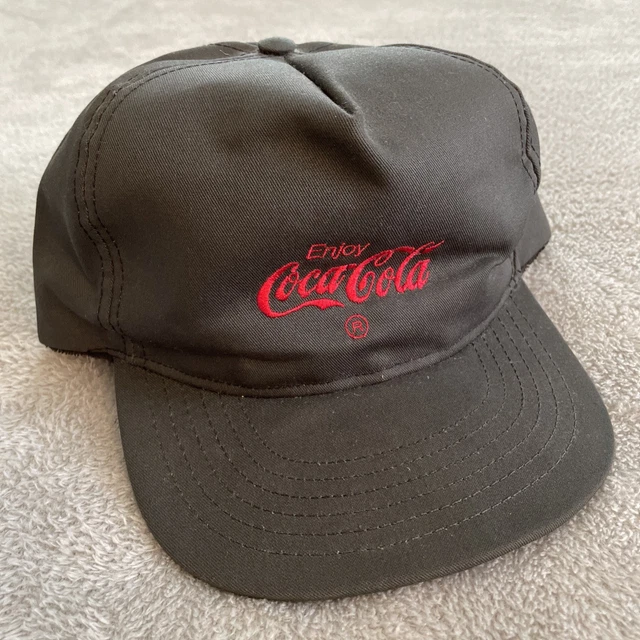 Casquette Snapback Vintage Yupoong Coca-Cola - Velours Côtelé Rouge, Fabriquée En Corée