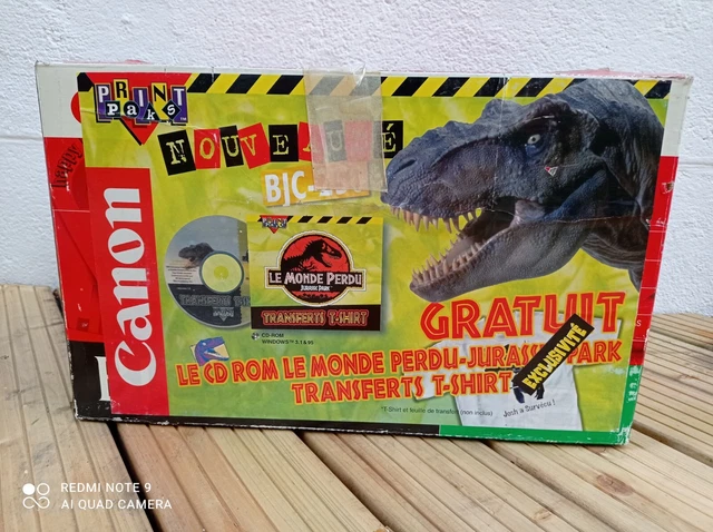 Boîte D'imprimante Jurassic Park Kenner - Vide - Années 90 - Packaging Promotionnel