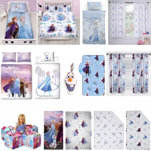 Disney Frozen 2 - Duvet Cover Junior Single Double / Curtains / Blanket & More