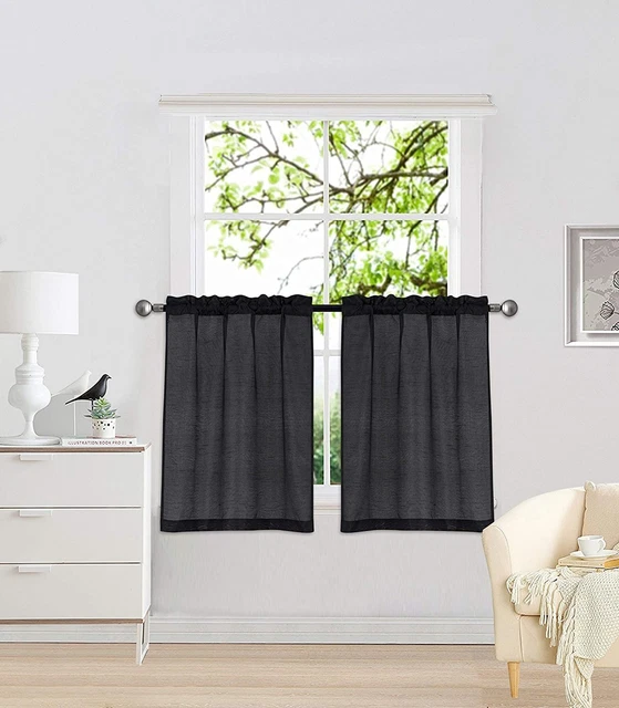 Home Window 2 Panels Faux Silk Solid Curtain Drapes with Grommet Solid Colors .