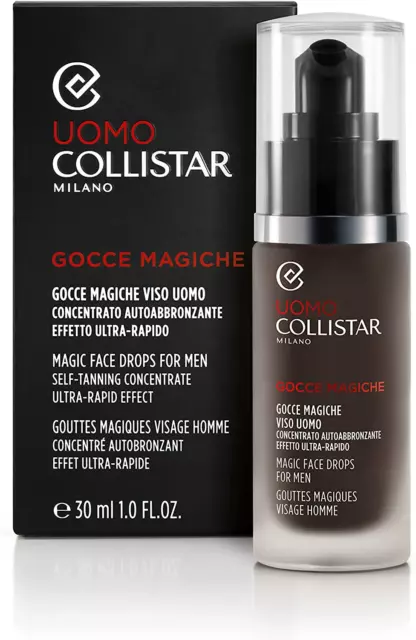 Collistar Gocce Magiche Viso Uomo, Concentrato Autoabbronzante, Abbronzatura Int 3