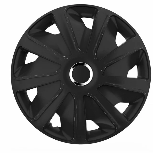 4 pcs SET 16"  WHEEL TRIMS COVERS BLACK HUB CAPS 16 INCH CRAFT RC