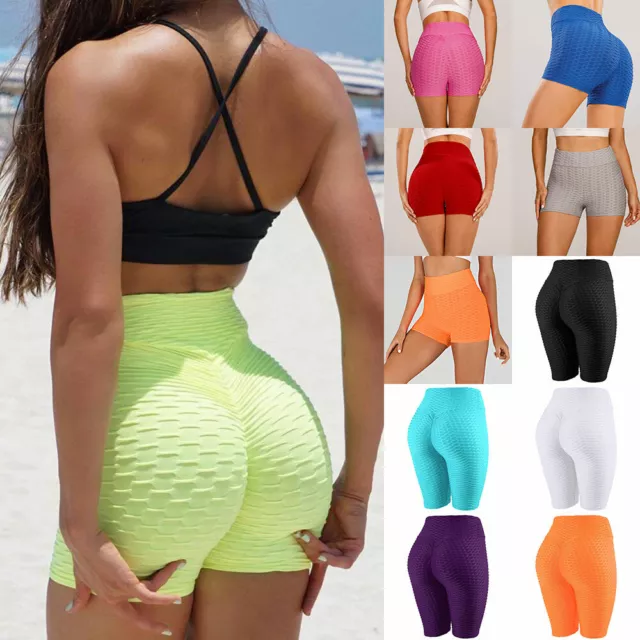 Further Women's Sports Butt Scrunch Push Up Short, Gym Running Shorts  Scrunch Butt Booty Leggings Shorts Hot Pants Workout Yoga Hot Pants