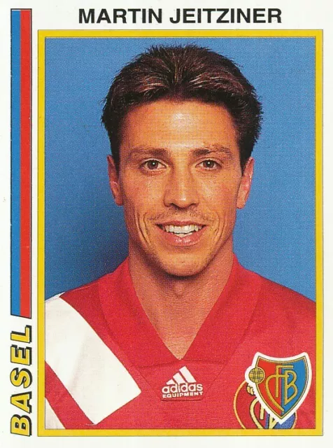 034 Martin Jeitziner # Suisse Fc.basel Sticker Panini Football 95