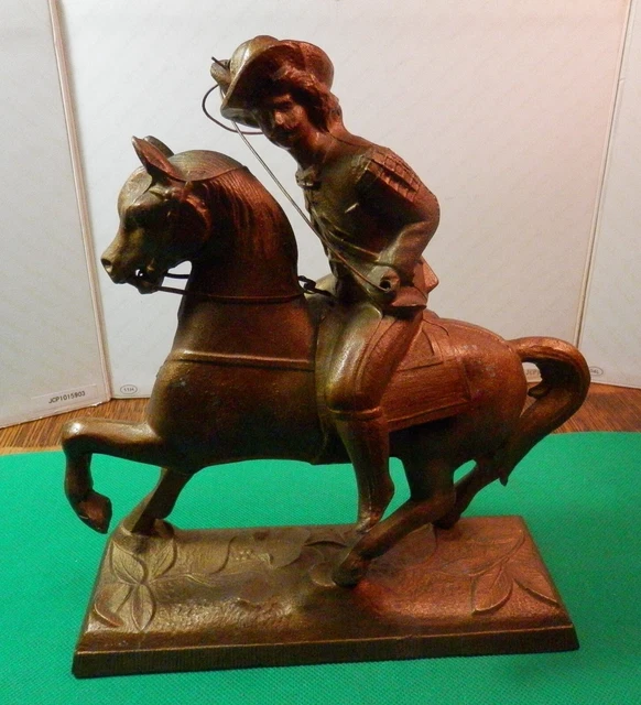 Antique Buffalo Bill Cody Spelter Statue Wild West Show Souvenir?