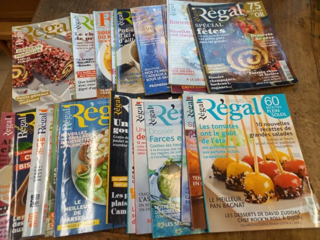 Lote De 21 Revistas Tratar Todos Las Golosinas de La Mesa Recetas Cuisine