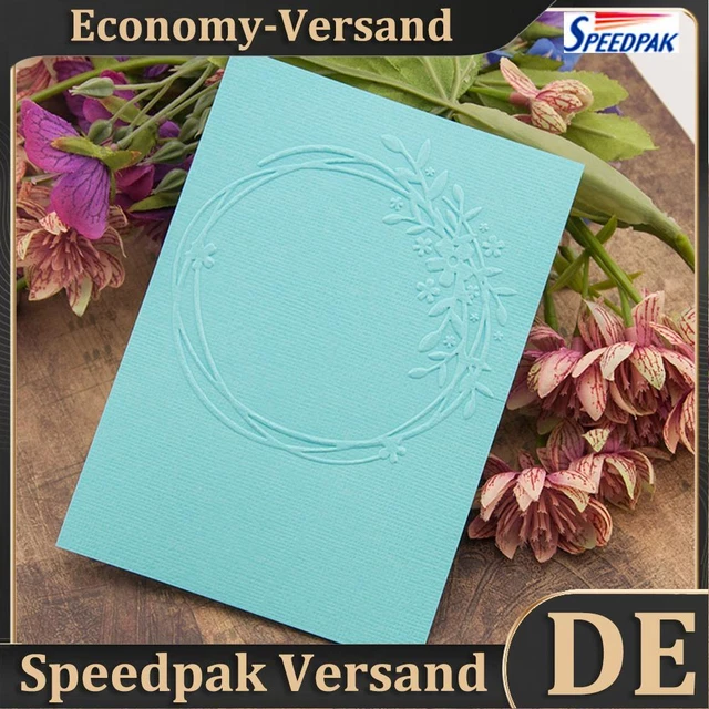 Garland Plastic Template Embossing Folder for DIY Scrapbooking Photo Albums
