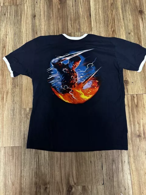 Devil Face - Baseball Shirt | Color: Black | Size: XL by Cavitycolors