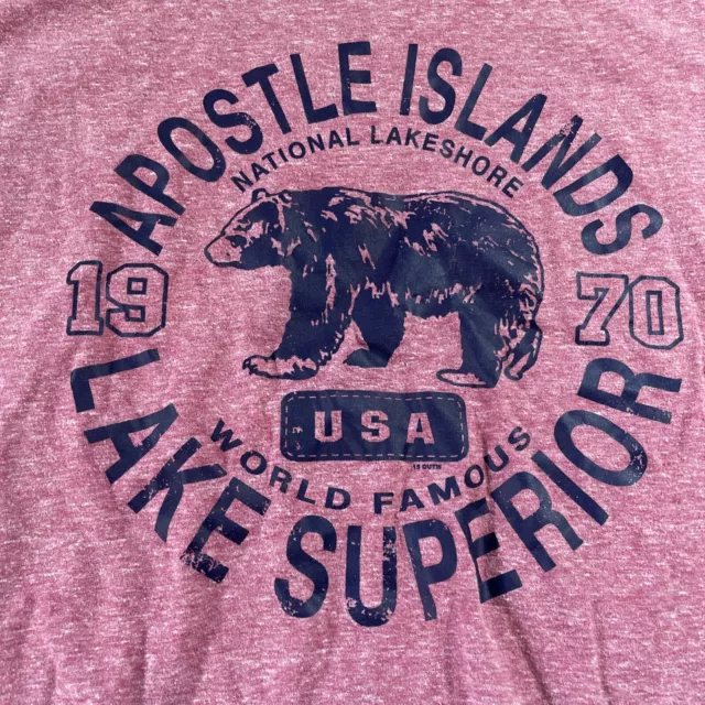 Lake Superior Bear Apostle Islands Med  Thread Fast Tee Shirt