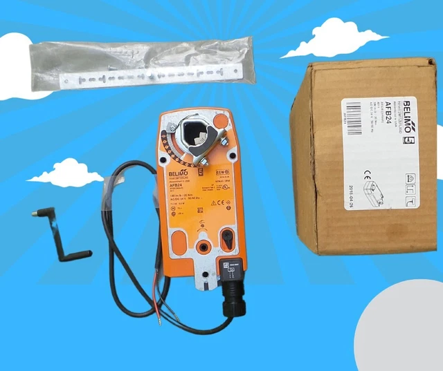 SwissBelimo AFB24-S Spring Return Fail-Safe Damper Actuator 24 VAC/DC - Orange