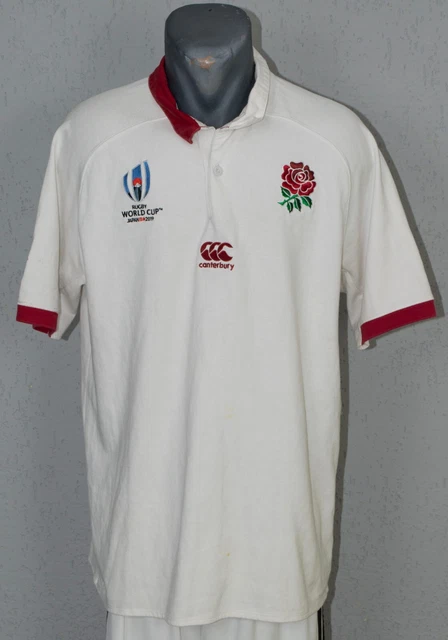 Maillot Rugby Vintage Tiverton RFC #4 – Taille XL, Porté Match (occasion Angleterre)