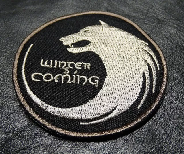 Winter Is Coming Game Of Thrones House Stark Tactical Hook Wolf Patch