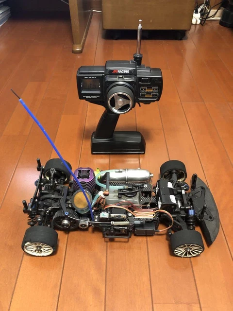 Kyosho V-One Rrr 1/10Rc Engine With Instruction Manual & Body Hobby Toy USED