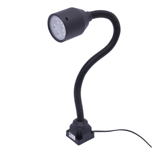 Lampada macchina CNC luce flessibile braccio base fissa LED luce da lavoro