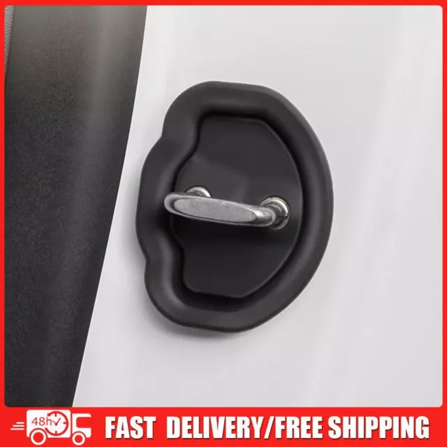 Car Door Lock Caps Useful Car Door Lock Cover Silicone for Tesla Model X Model S