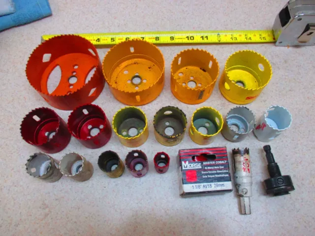 Starrett  Electricians, Carpenters, Plumbers Hole Saw Kit + Extra Hole Saws! 2