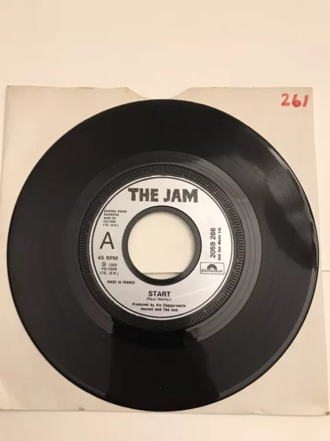 The Jam-Start Französische Pressung 7" Vinylschallplatte 1980!!