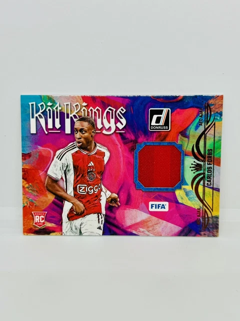 Carte De Collection Futera Turf édition Limitée Hernan Crespo / Carlos Tevez - Relique Match Porté - Near Mint