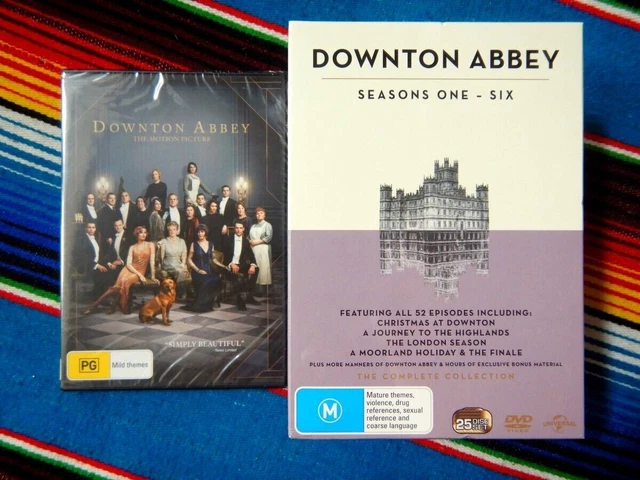 ✺Nouveau✺ DOWNTON ABBEY Seasons 1-6 Coffret DVD + Film - 26 DISQUES - BBC...