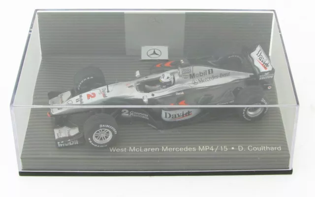 MINICHAMPS - F1 McLAREN Mercedes MP 4-15 D Coulthard 1:43 model Formel B66961911 2