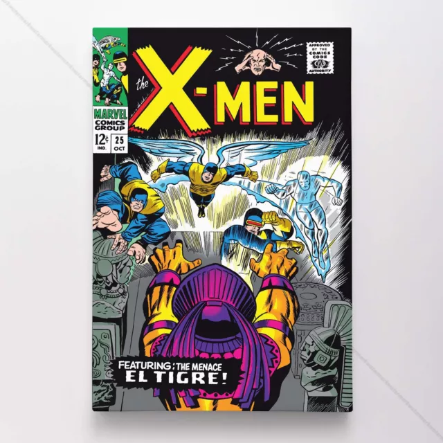 Uncanny X-Men Poster Canvas Vol 1 #25 Xmen Marvel Comic Book Art Print