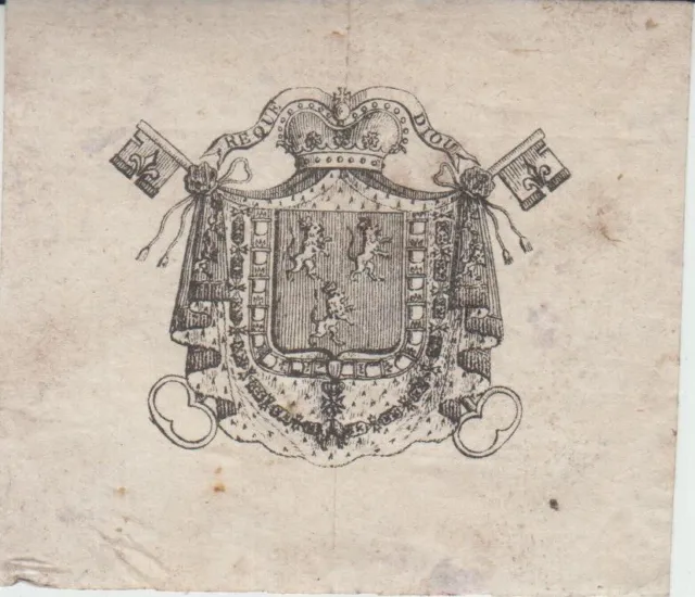 Ex-libris Charles-Maurice de TALLEYRAND-PÉRIGORD - Château de Valençay (Indre).