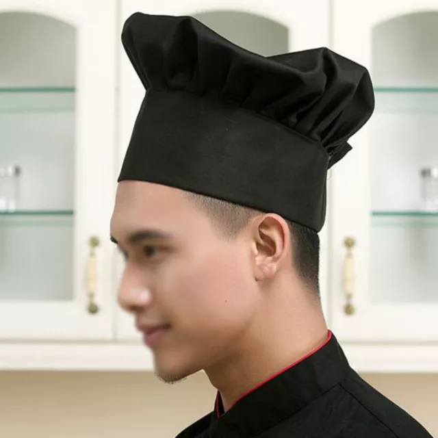 Food Service Hair Nets Apron Chef Hat Set Birthday Party Vent Hat