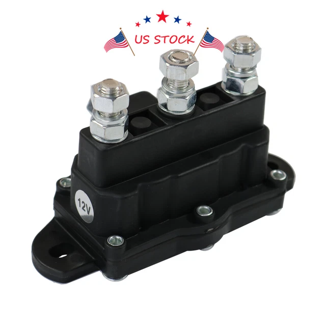 REVERSING SOLENOID RELAY Contactor Winch 6 Terminals Switch Truck motor