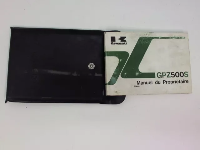 BEDIENUNGSANLEITUNG OWNERS MANUAL Kawasaki GPZ 500 1988-1994 1990