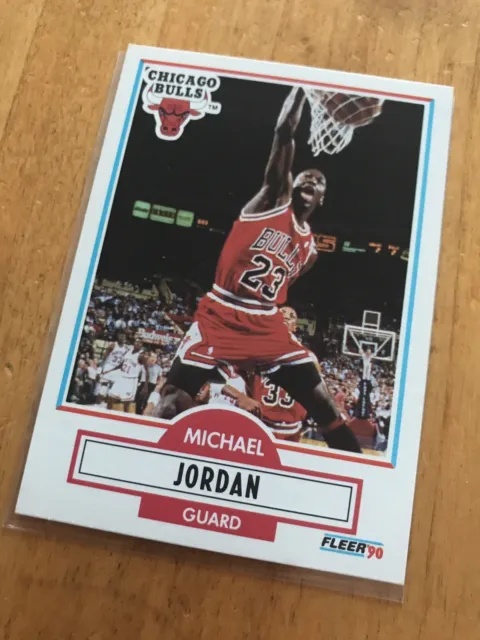 Michael Jordan NBA Card - Fleer 1990-91 - Chicago Bulls #26 GOAT