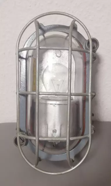 "S" Schiffsleuchte Schiffslampe Wandlampe Vintage