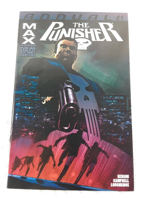 The Punisher Annual #1 Comic Book Mike Benson Laurence Campbell Max Comics 2007