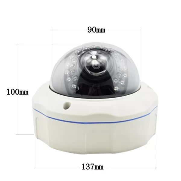 Kadymay KDM-310N - Caméra CCTV Anti-vandalisme Ir Mini Dôme Ir 20 MTS 1/3 sony