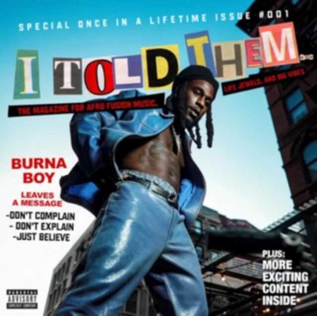 Burna Boy - I Told Them...  NEW VINYL LP