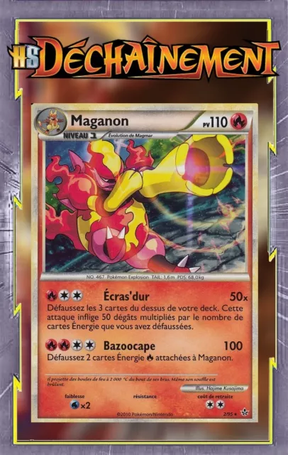 Maganon Holo - HS02:Déchainement - 2/95 - Carte Pokemon Française