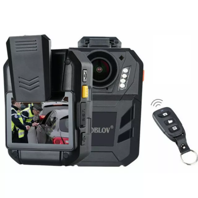 BOBLOV 1296P Police Body Worn Camera with Audio Police Camcorder Night Vision