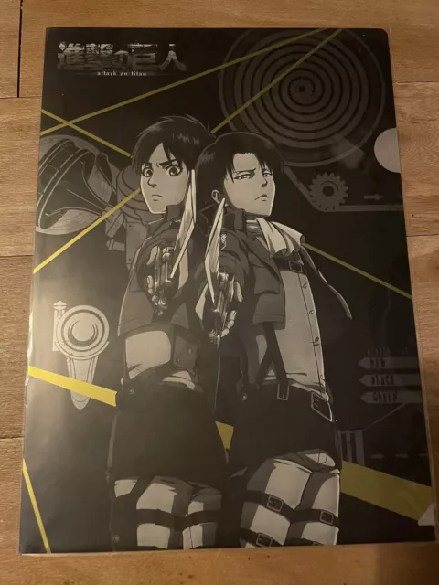 Attack on Titan Clear File Eren Levi OVP Unbenutzt Nihonbox