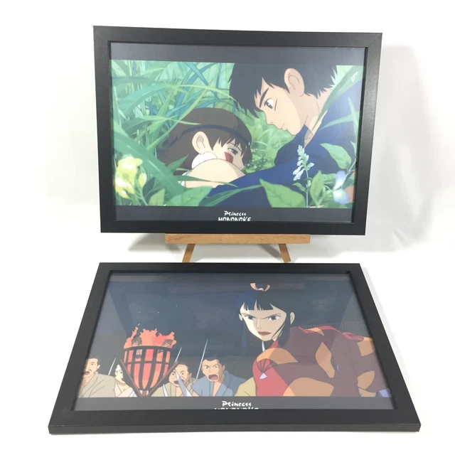 STUDIO GHIBLI PRINCESS Mononoke A4 size clear file folder Photo Frame 2 ...