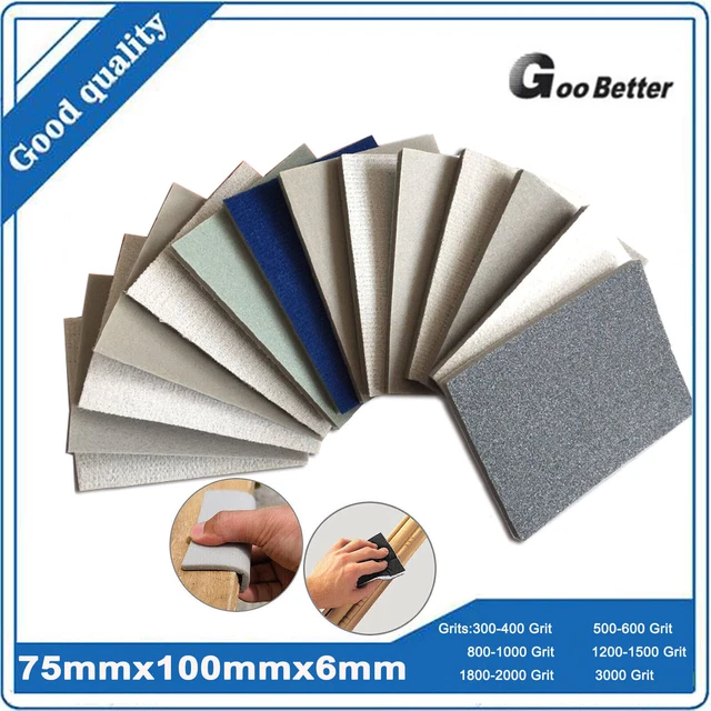WET&DRY FOAM SANDING Block Bodywork 3003000 Grit Sandpaper Sponge Pads