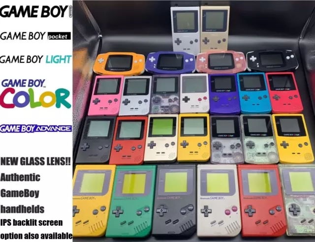 Nintendo Gameboy Konsolen Original Pocket LIGHT Color Advance Region frei...