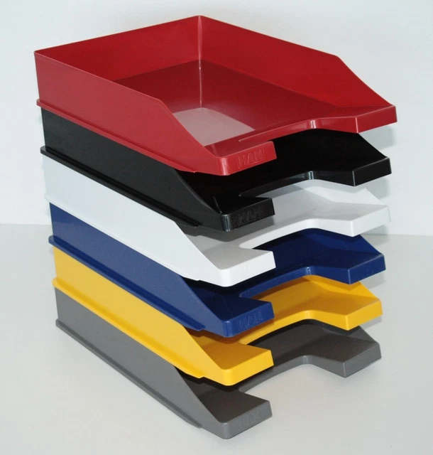 10 x Briefablage Klassik Farbe wählbar Ablagekorb Ablagebox Zettelbox