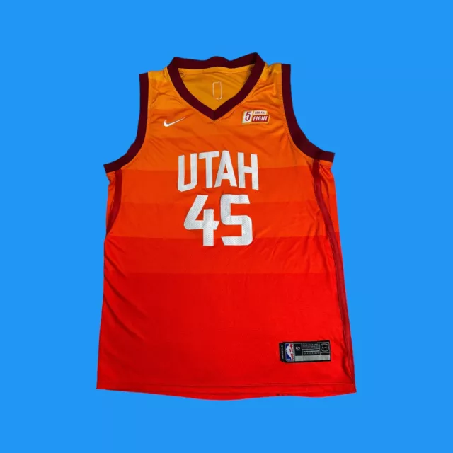 Nike Swingman Utah Jazz Donovan Mitchell Jersey City Edition Size 44