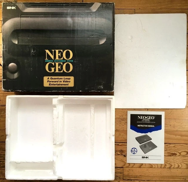 BOÎTE VIDE + Cales & Notice Snk Neo Geo Aes Pal Euro Low Serial 036386