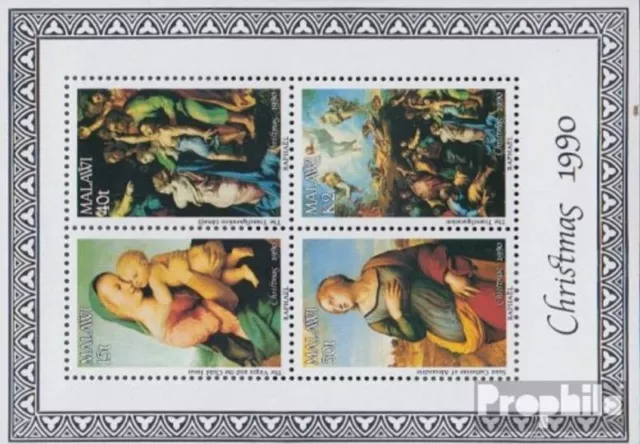 Malawi block73 (complete issue) unmounted mint / never hinged 1990 christmas Pai