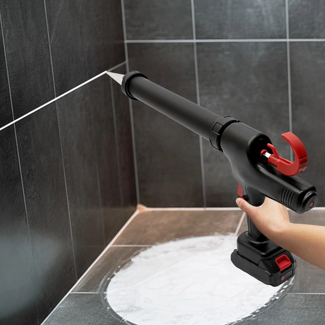 Cordless Caulking Gun 4 Adjustable Speed Electric Caulk Adhesive Gun With 2000ma Li Ion Battery Silicone Gun For Filling Sealing Easy To Use - View #2