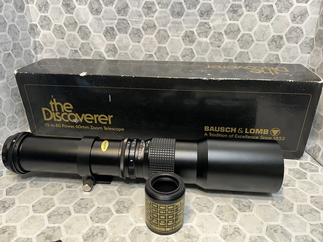 Bausch & Lomb The Discoverer 15-60 Power, 60mm Zoom Telescope Lens