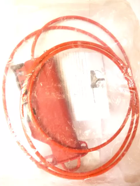 New / Sealed Brady Lockout (L/O) Cable All Purpose 8' Sheathed, # 50943, Red