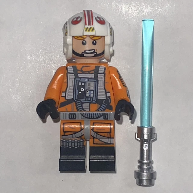 New Star Wars Lego Luke Skywalker Jedi X Wing Pilot Minifigure 75301